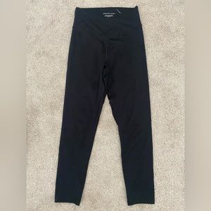 American Eagle crossover leggings, black, size M